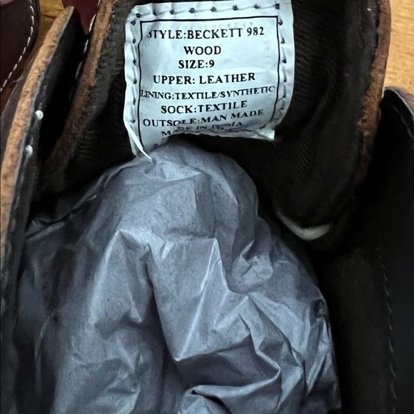 NEW Steve Madden Beckett Leather Boots in Wood sz 9 in box - Picture 5 of 5